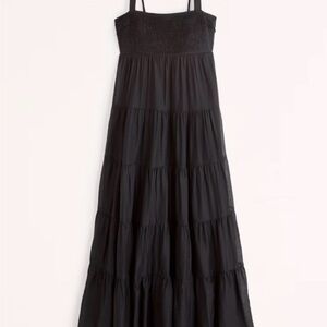 Abercrombie & Fitch Black Maxi Dress